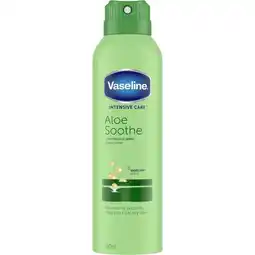 Etos Vaseline Intensive Care Aloe Soothe Bodylotion Spray 190 ML aanbieding