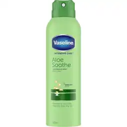 Etos Vaseline Intensive Care Aloe Soothe Bodylotion Spray 190 ML aanbieding