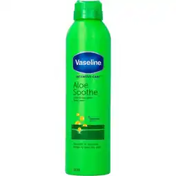Etos Vaseline Intensive Care Aloe Soothe Bodylotion Spray 190 ML aanbieding
