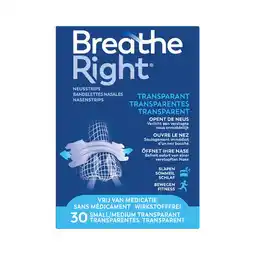 Etos Breathe Right Neusstrips Small/Medium 30 stuks aanbieding