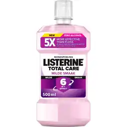 Etos Listerine Total Care Extra Mild Mondwater - 500ML aanbieding