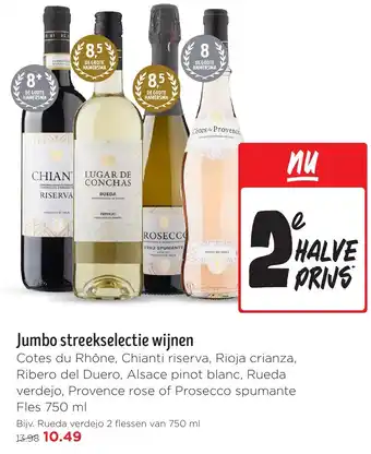 Jumbo Jumbo streekselectie wijnen aanbieding