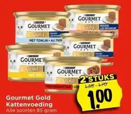 Vomar Voordeelmarkt Gourmet Gold Kattenvoeding aanbieding