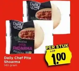Vomar Voordeelmarkt Daily Chef Pita Shoarma aanbieding