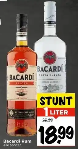 Vomar Voordeelmarkt Bacardi Rum aanbieding
