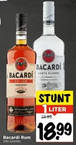 Vomar Voordeelmarkt Bacardi Rum aanbieding