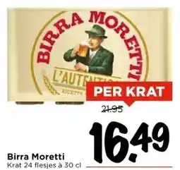 Vomar Voordeelmarkt Birra Moretti aanbieding