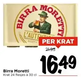 Vomar Voordeelmarkt Birra Moretti aanbieding