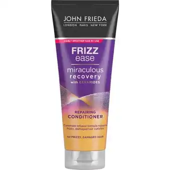 Etos John Frieda Frizz Ease Miraculous Recovery Conditioner 250 ML aanbieding