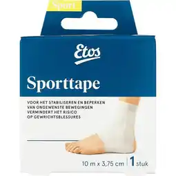 Etos Etos Sporttape 10 M X 3,75 CM aanbieding