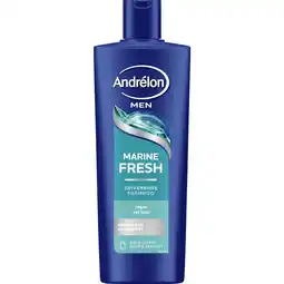 Etos Andrélon Men Marine Fresh shampoo 400 ML aanbieding