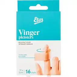 Etos Etos Vingerpleisters 16 stuks aanbieding