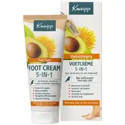 Etos Kneipp Foot Care Voet Creme 5-in-1 75 ML aanbieding