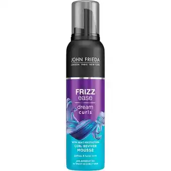 Etos John Frieda Frizz Ease Dream Curls Curl Reviver Mousse 200 ML aanbieding