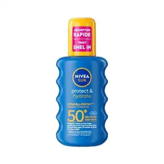 Etos NIVEA SUN Zonnebrand Protect & Hydrate Zonnespray SPF 50+ 200 ML aanbieding