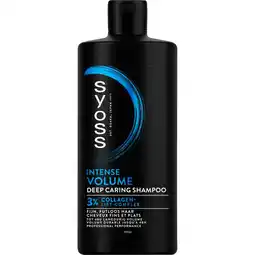 Etos Syoss Intense Volume Shampoo 440 ML aanbieding