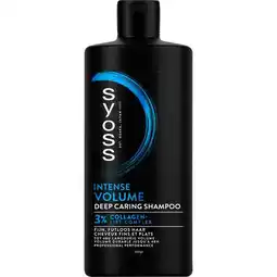 Etos Syoss Intense Volume Shampoo 440 ML aanbieding