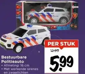 Vomar Voordeelmarkt Bestuurbare Politieauto aanbieding