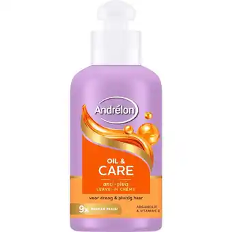 Etos Andrélon Oil & Care Leave in cream 200 ML aanbieding