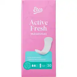 Etos Etos Fresh Inlegkruisjes Normal 30 stuks aanbieding