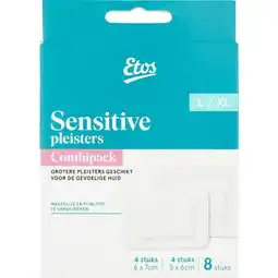 Etos Etos Sensitive Pleisters Combipack 8 Pleisters aanbieding