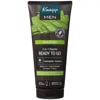 Etos Kneipp Men Ready to Go 2-in-1 Douchegel 200 ML aanbieding
