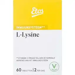 Etos Etos L-Lysine 500 Mg 60 stuks aanbieding