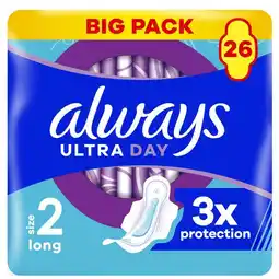 Etos ALWAYS ULTRA PADS WINGS L 26 - BP aanbieding