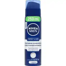 Etos NIVEA MEN Protect & Care Verzorgend Scheerschuim 250ml aanbieding