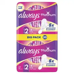Etos ALWAYS PLAT PADS LONG WINGS L 20 - BP aanbieding