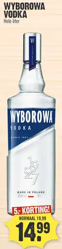 Super Dirck 3 WYBOROWA VODKA aanbieding