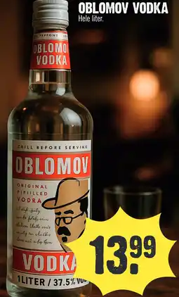 Super Dirck 3 OBLOMOV VODKA aanbieding
