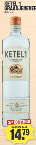 Super Dirck 3 KETEL 1 GRAANJENEVER aanbieding