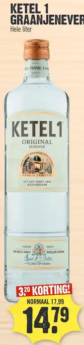Super Dirck 3 KETEL 1 GRAANJENEVER aanbieding