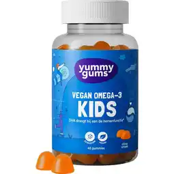 Etos Yummygums Kids Vegan Omega-3 Suikerarm 45 stuks aanbieding