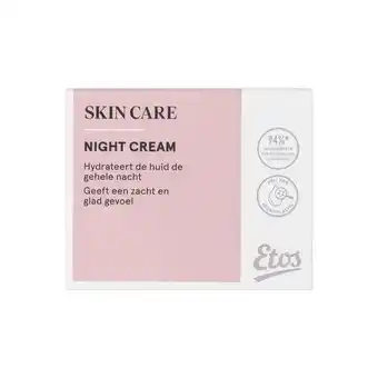 Etos Etos Skincare Night Cream 50 ML aanbieding