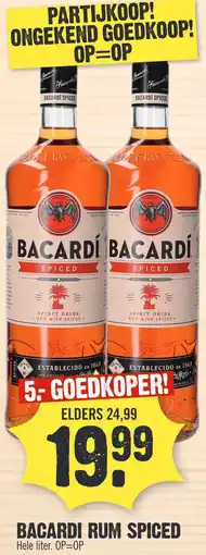 Super Dirck 3 BACARDI RUM SPICED aanbieding