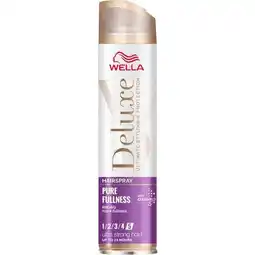 Etos Wella Deluxe Pure Fullness Hairspray aanbieding