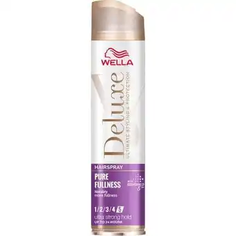 Etos Wella Deluxe Pure Fullness Hairspray aanbieding