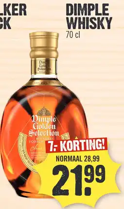 Super Dirck 3 DIMPLE WHISKY aanbieding