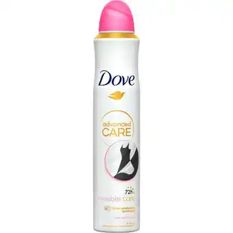 Etos Dove Advanced Care Invisible Care Anti-Transpirant Deospray 200 ML aanbieding