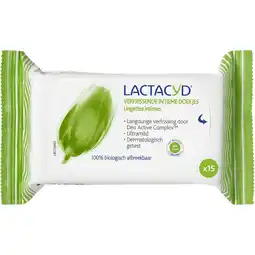 Etos Lactacyd Verfrissende Intiem Tissues 15 Stuks aanbieding