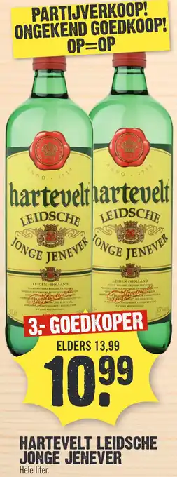 Super Dirck 3 HARTEVELT LEIDSCHE JONGE JENEVER aanbieding
