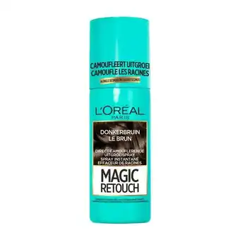 Etos L'Oréal Paris Magic Retouch Camouflerende Uitgroeispray Donkerbruin 75 ML aanbieding
