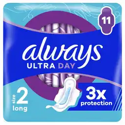 Etos ALWAYS ULTRA PADS WINGS L 11 - SP aanbieding