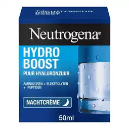 Etos Neutrogena Hydro Boost Nachtcrème 40 ML aanbieding