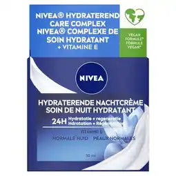 Etos NIVEA Essentials 24u Hydraterende Nachtcrème Normale Huid 50 ML aanbieding