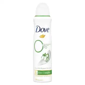 Etos Dove Advanced Care Go Fresh Cucumber & Green Tea Deodorant Spray 150 ML aanbieding