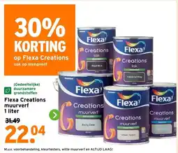 GAMMA Flexa Creations muurverf aanbieding