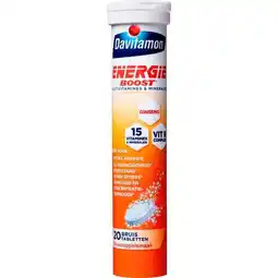 Etos Davitamon Energie Boost Ginseng Bruistabletten Met Sinaasappelsmaak aanbieding